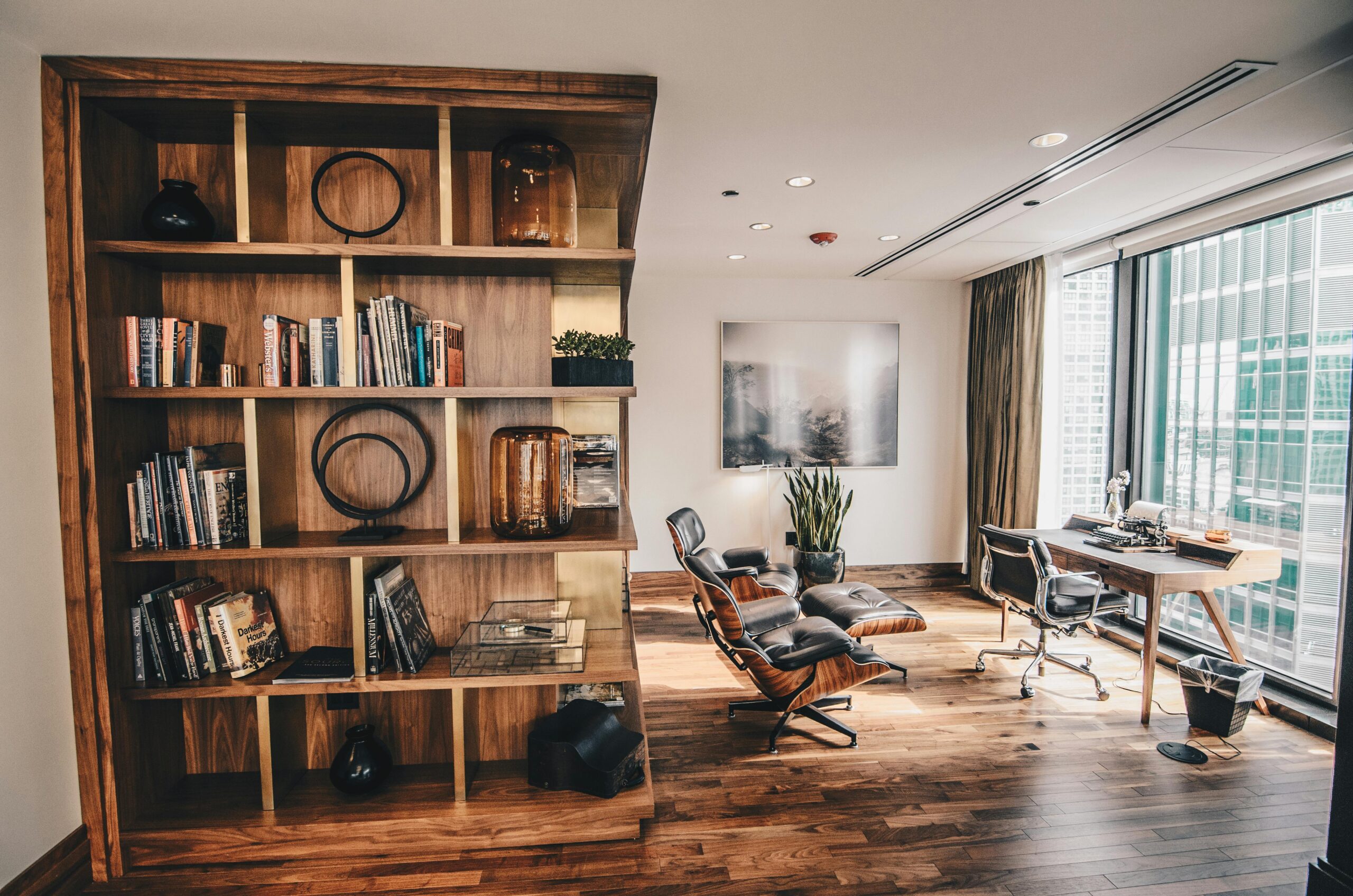 library at home interior