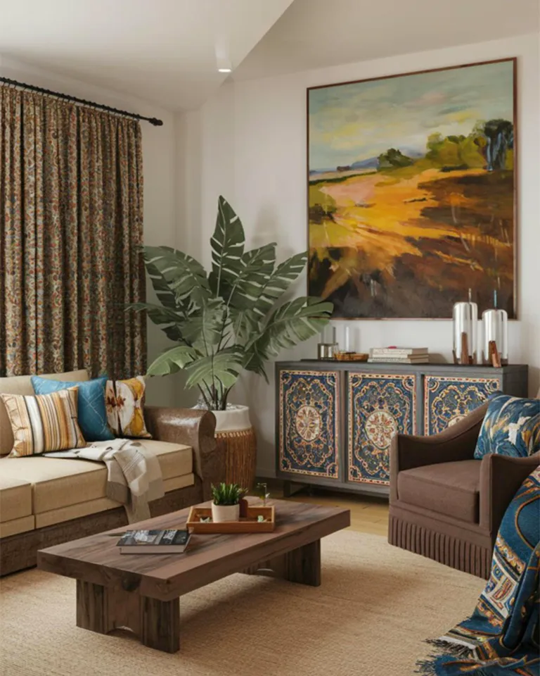 Contemporary Modular Entertainment Unit