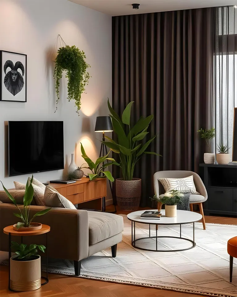 Ultra-Modern High-Gloss Media Wall