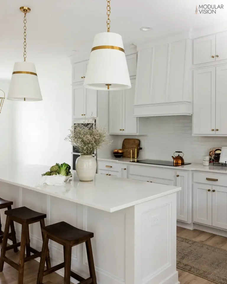 Compact Straight Line Modular Kitchen