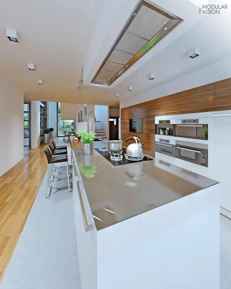 High-Efficiency Parallel Modular Kitchen