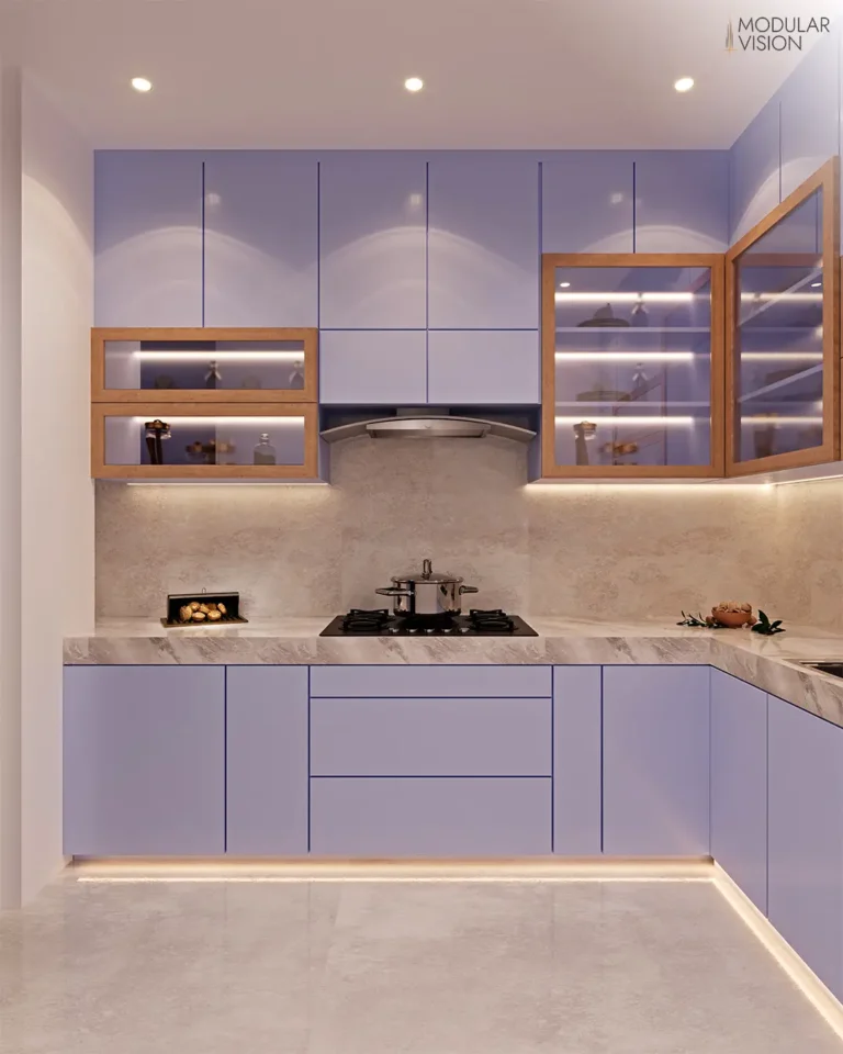U-Shaped with Peninsula Modular Kitchen