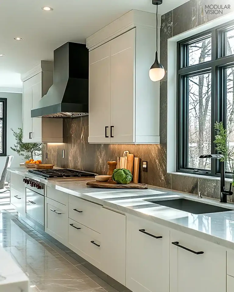 Premium L-Shaped Modular Kitchen
