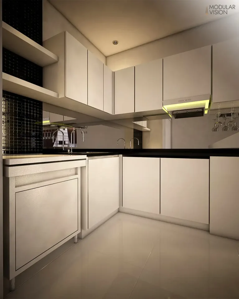 Minimalist Luxury Straight Kitchen