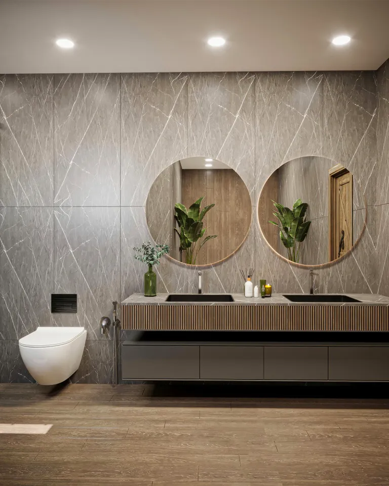 Modern Master Bathroom