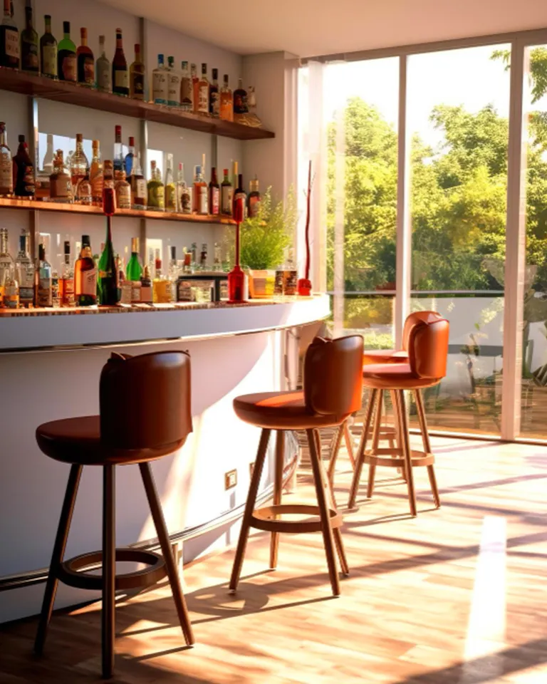 Elegant Home Bar Design