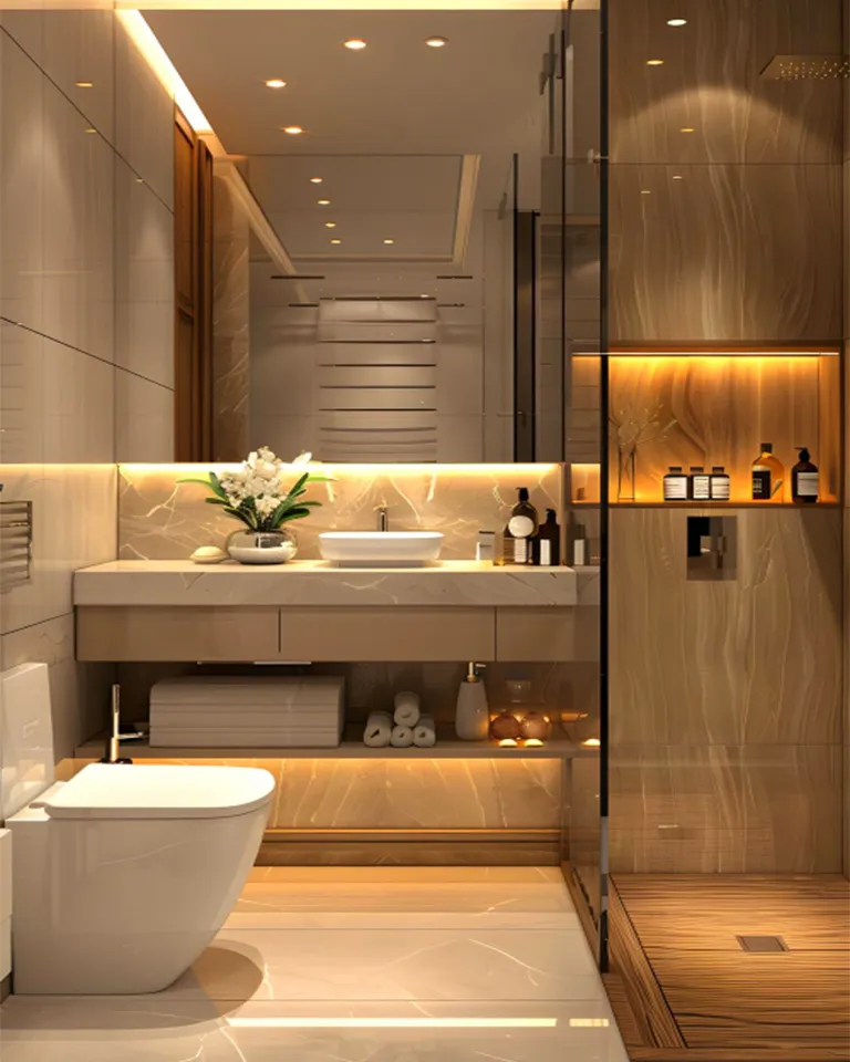 Stately Modern Bathroom