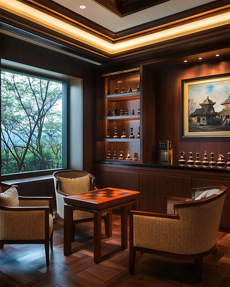 Contemporary Home Bar Setup