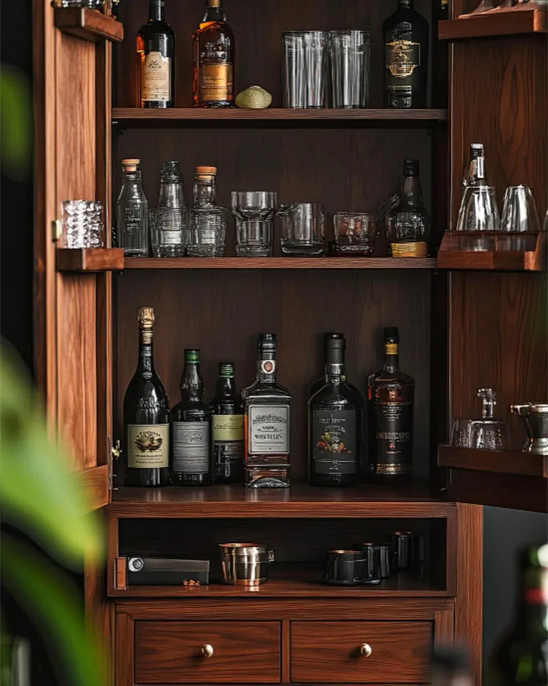 Sophisticated Home Bar Design
