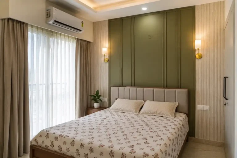 Cozy Warm Bedroom Interior Faridabad