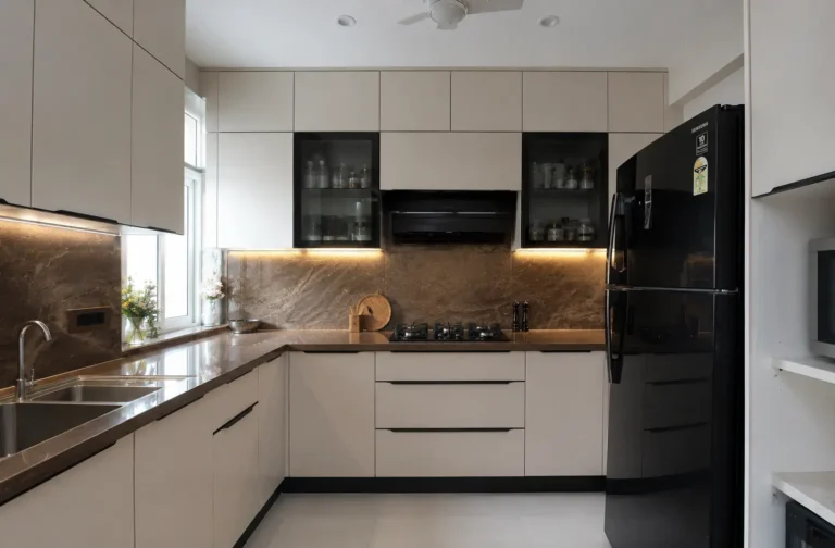 Kitchen with Dark Accents